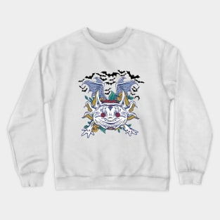 Axolotl Halloween Crewneck Sweatshirt